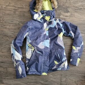 Roxy Blue and Yellow Ski Jacket